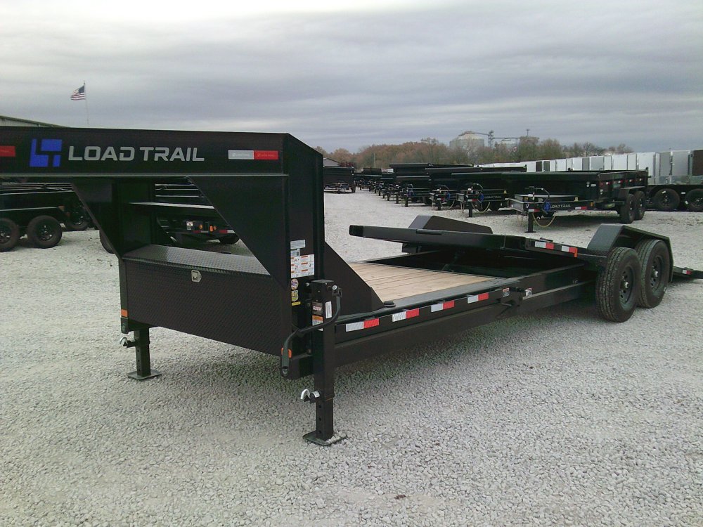 83" X 24' Tilt-N-Go Gooseneck Triple Axle Tilt Deck I-Beam Frame -21K