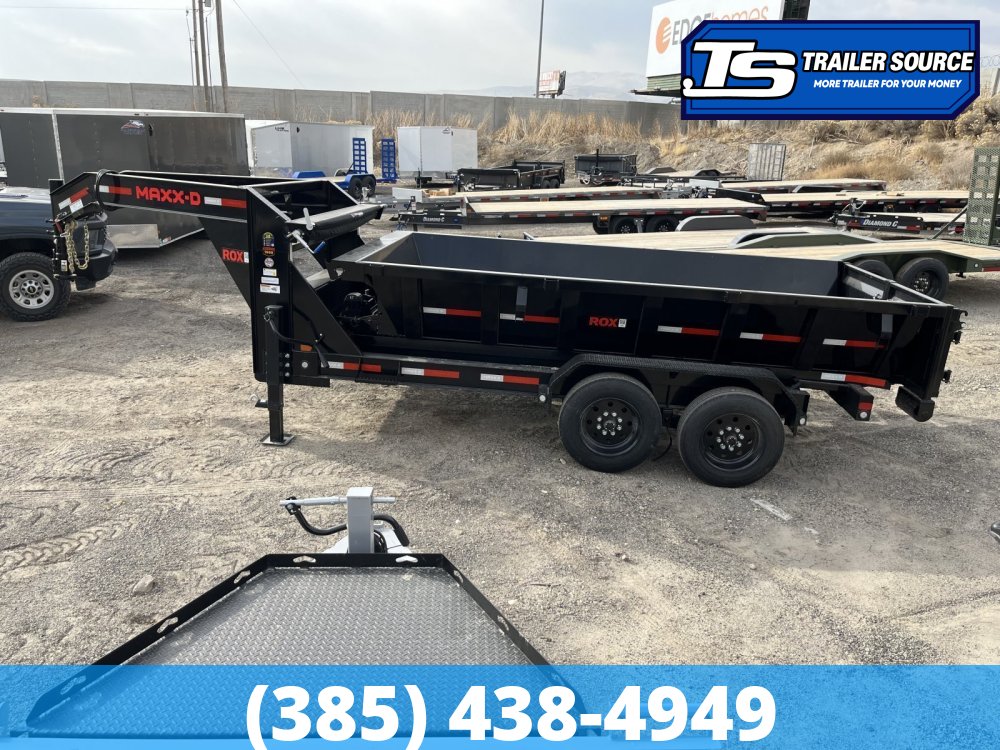7x14 Maxx-D ROX Gooseneck Roll Off Trailer