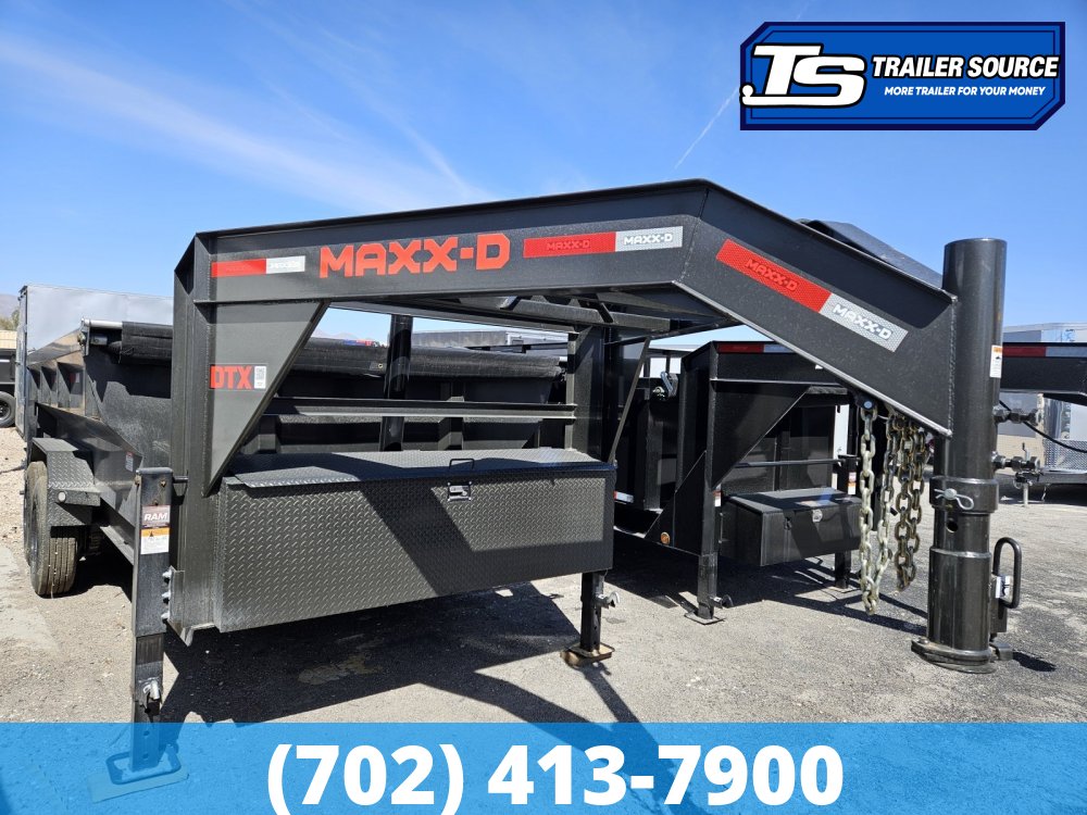 7x14 Maxx-D DTX Gooseneck Dump