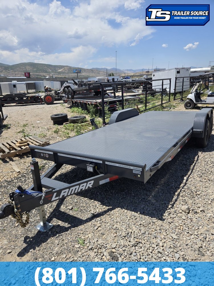 7x20 Lamar CC Flatbed Car Hauler