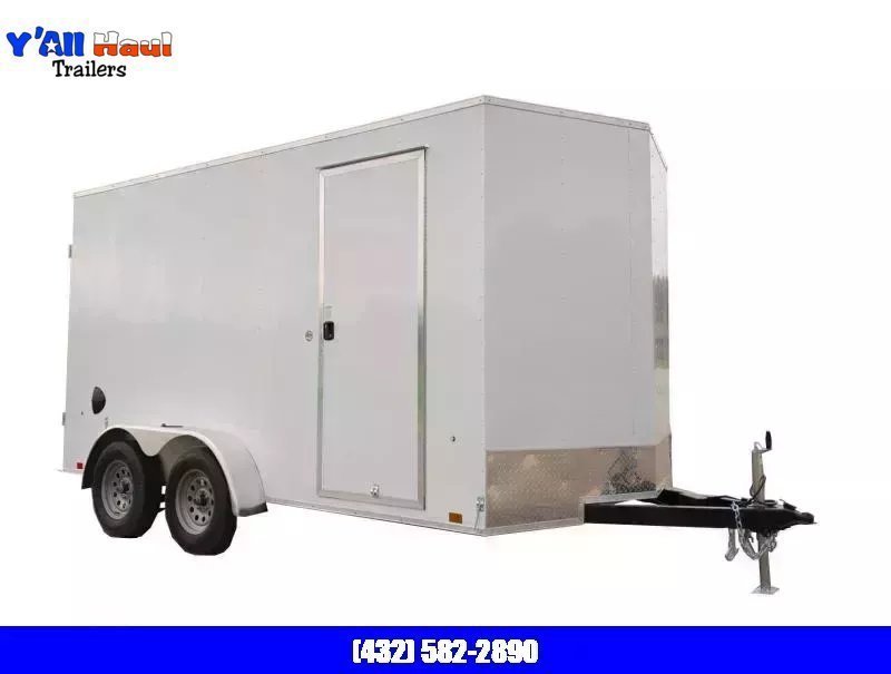 2026 Pace American Tandem 6X12 Single Blue w/ Black Trim Enclosed Trailer