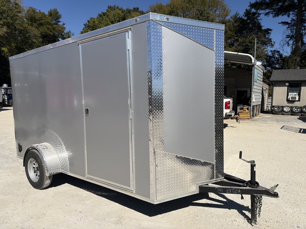 6x12 Enclosed Trailer 6'6" Interior Height W/ Side Door & Ramp 2026 Coast 2 Coast