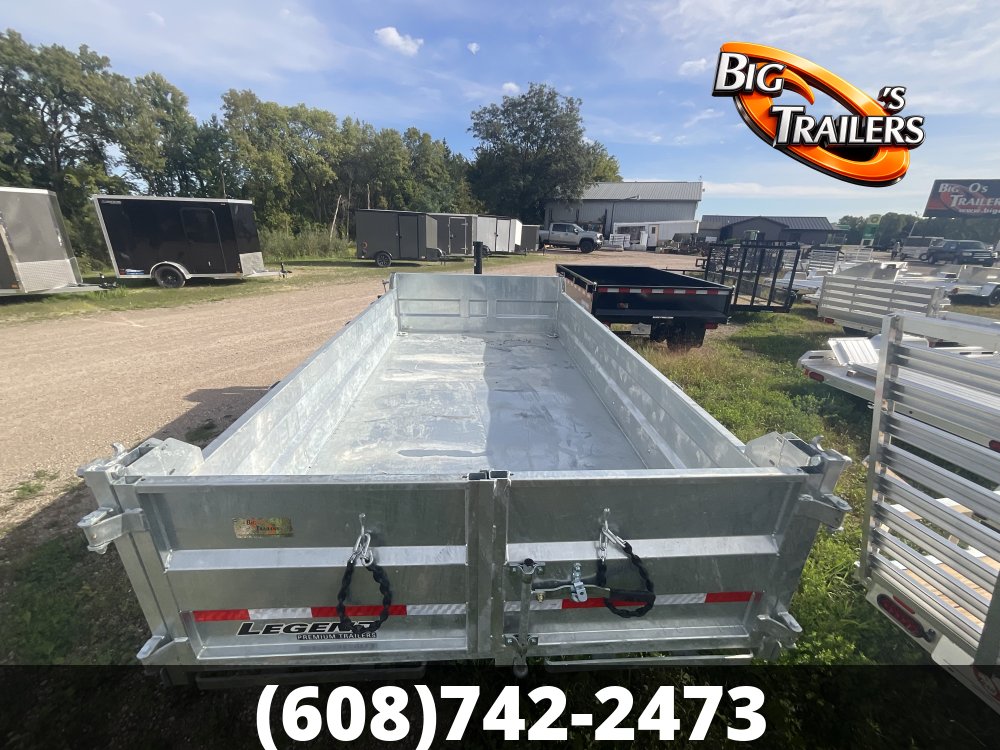 2027 Legend 6'x12' Galvanized Dump Trailer