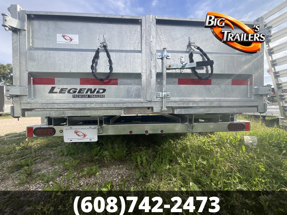 2027 Legend 6'x12' Galvanized Dump Trailer