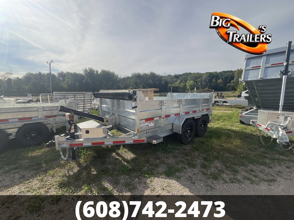 2027 Legend 7'x12' Galvanized Dump Trailer