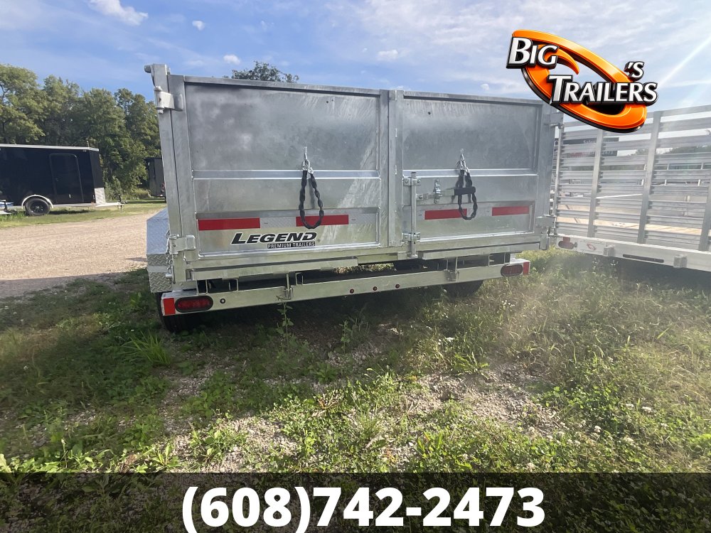 2027 Legend 7'x12' Galvanized Dump Trailer