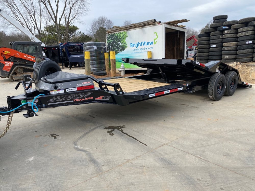 2027 Horizon 8.5x22 17K Tilt Deck Equipment Hauler Drive-Over Fenders ? 16' Gravity Tilt ? In-Floor 