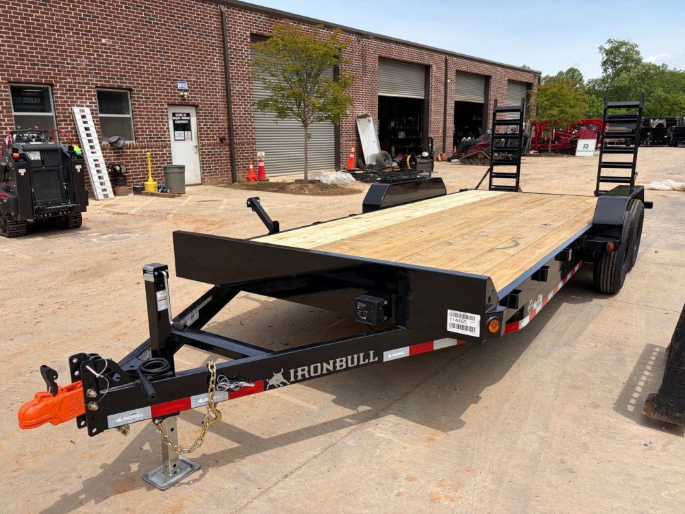 2027 Iron Bull ETB 7x18 14k 7 Ton Equipment Trailer Ramps