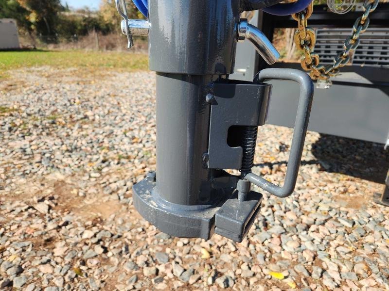 2025 Lamar 102x25 20k Gooseneck Deckover W/ Rhino Ramps, Winch Plate, Torque Tube and Under-Frame Br