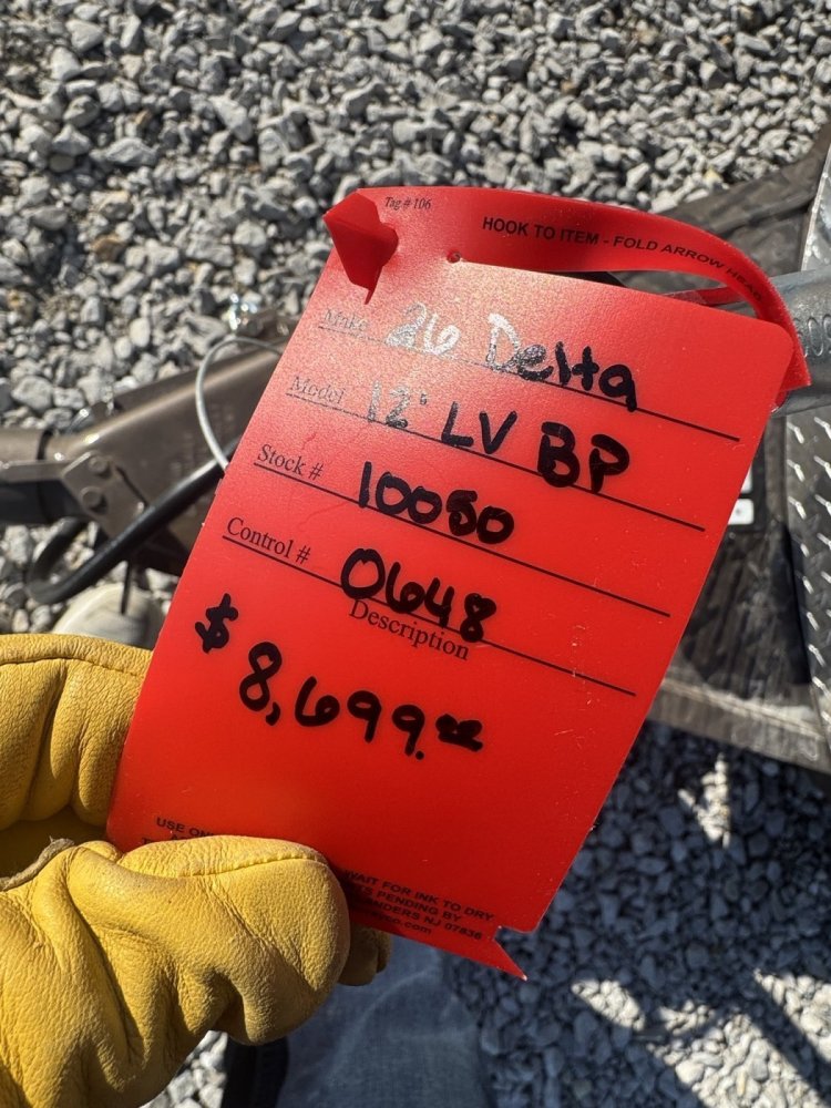 2026 Delta 12' Livestock Bumper Pull