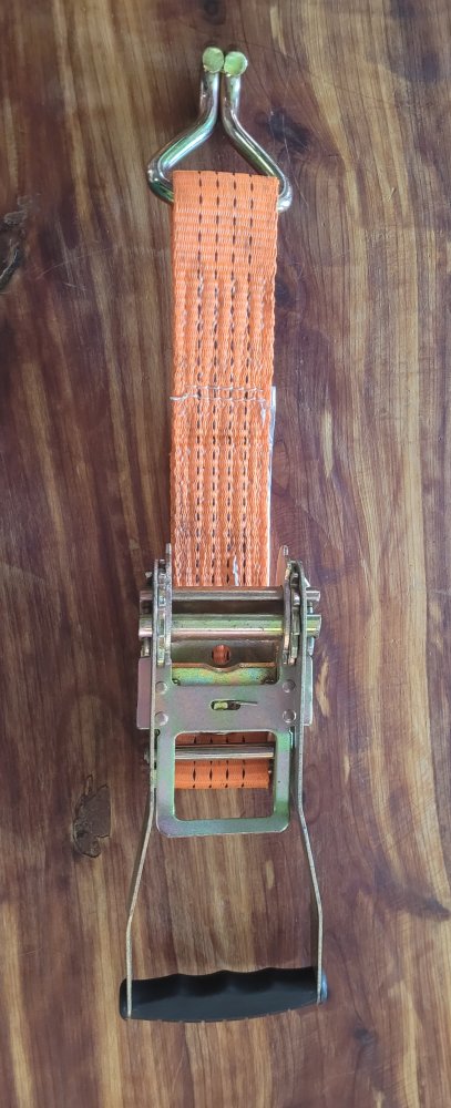 2" Ratchet Strap with U- Wire Hook