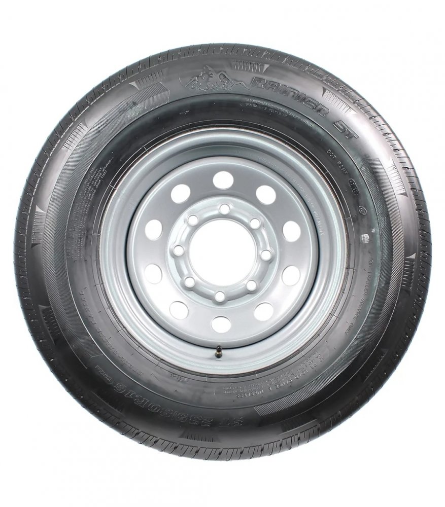 235/80R 16 10 ply 865- aluminum wheel