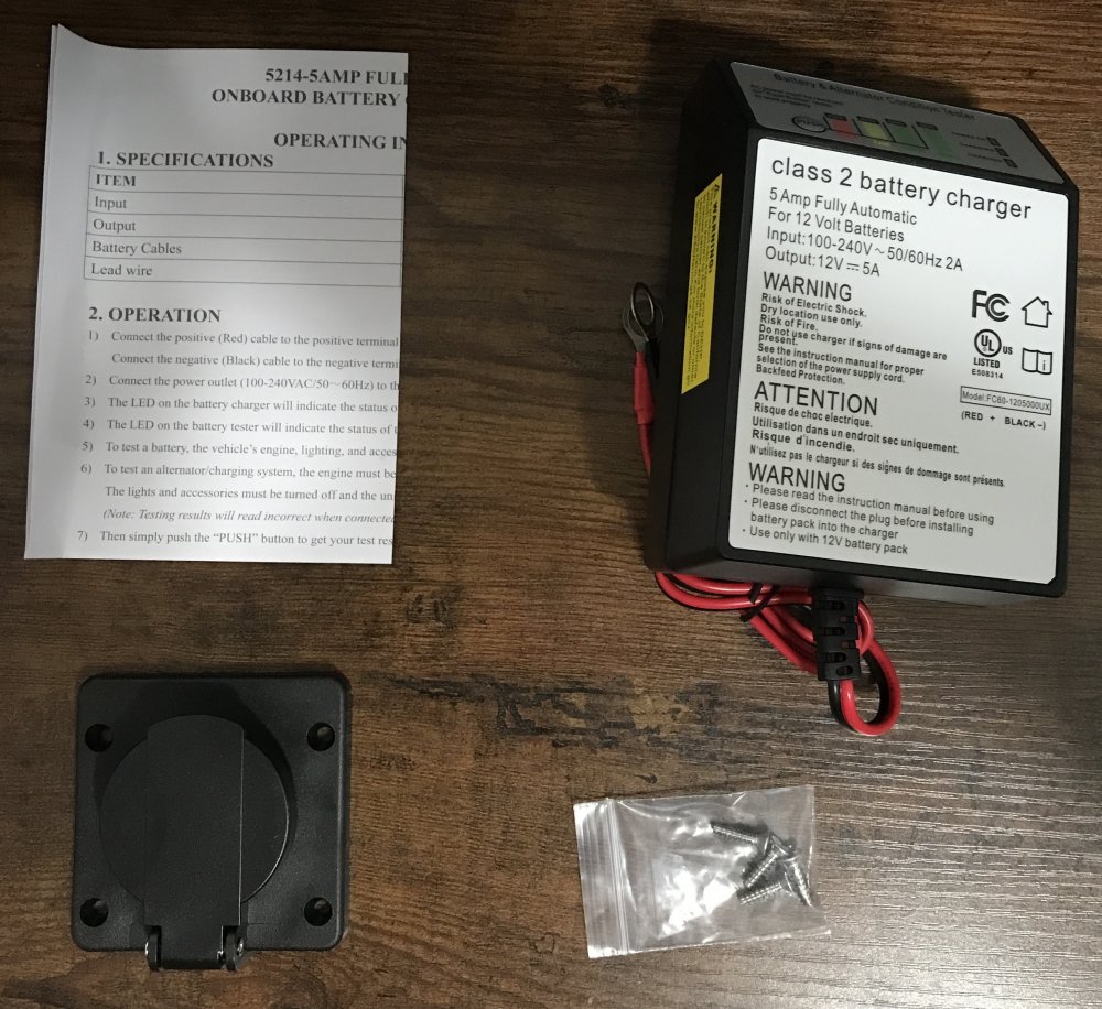 BATTERY CHARGER/TESTER 5AMP