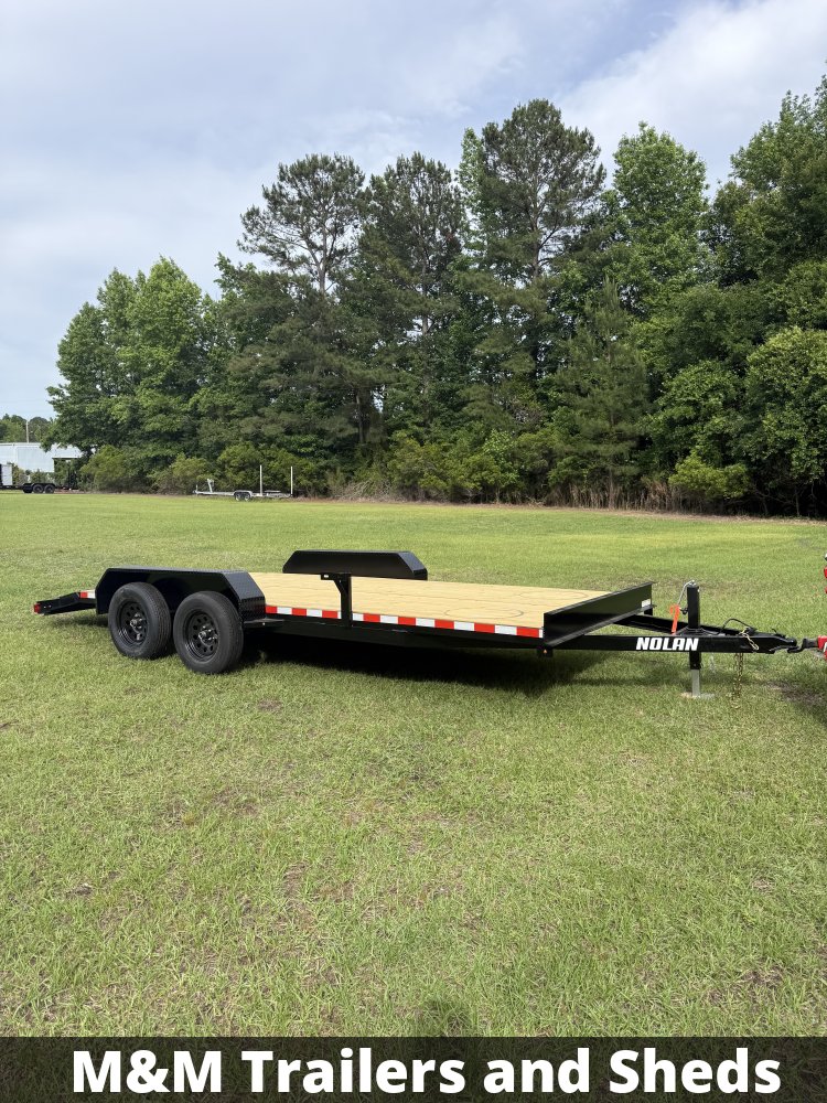 7x18 7K Nolan Flatbed Car Hauler