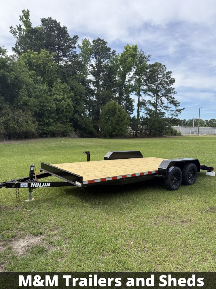 7x18 7K Nolan Flatbed Car Hauler