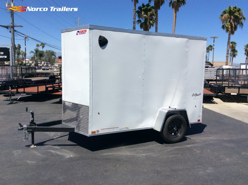 2027 Pace American 6' x 12' OB DLX Enclosed Cargo trailer