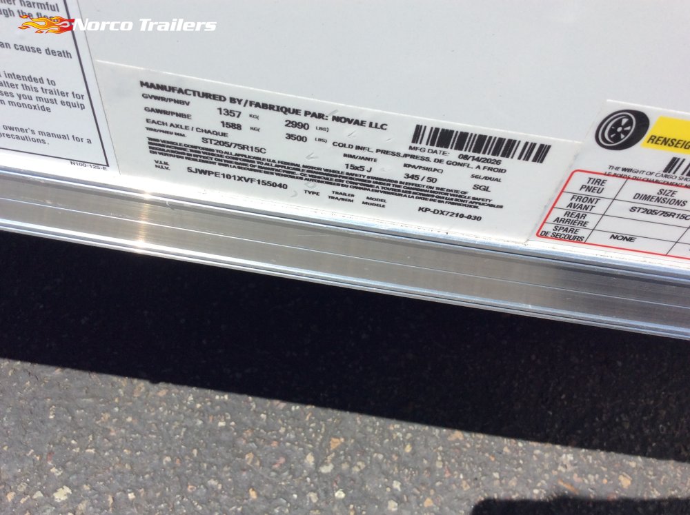 2027 Pace American 6' x 10' OB DLX Enclosed Cargo trailer