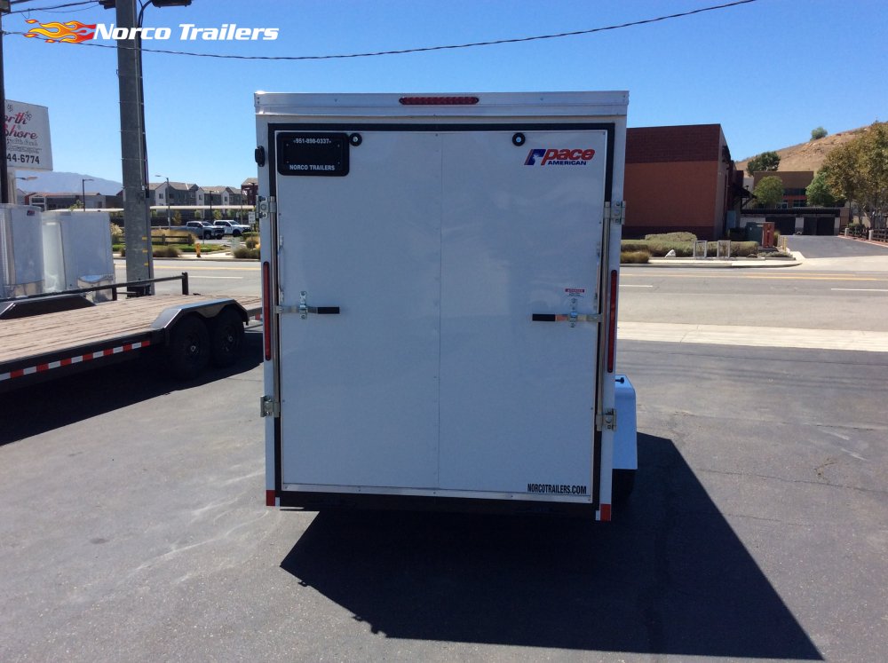2027 Pace American 6' x 10' OB DLX Enclosed Cargo trailer