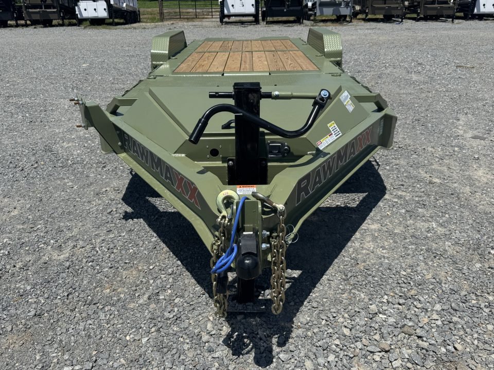 2026 RawMaxx 83X22 G7X Tilt Trailer W/14 PLY TIRES, 8K AXLES, WINCH PLATE, TORISON AXLES, TOOL BOX