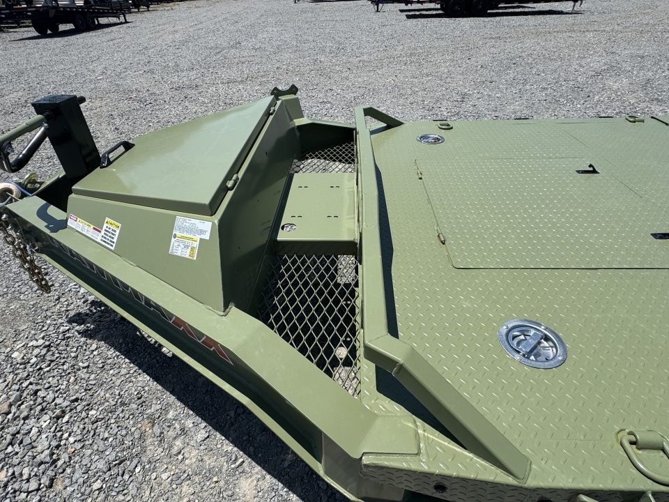 2026 RawMaxx 83X22 G7X Tilt Trailer W/14 PLY TIRES, 8K AXLES, WINCH PLATE, TORISON AXLES, TOOL BOX