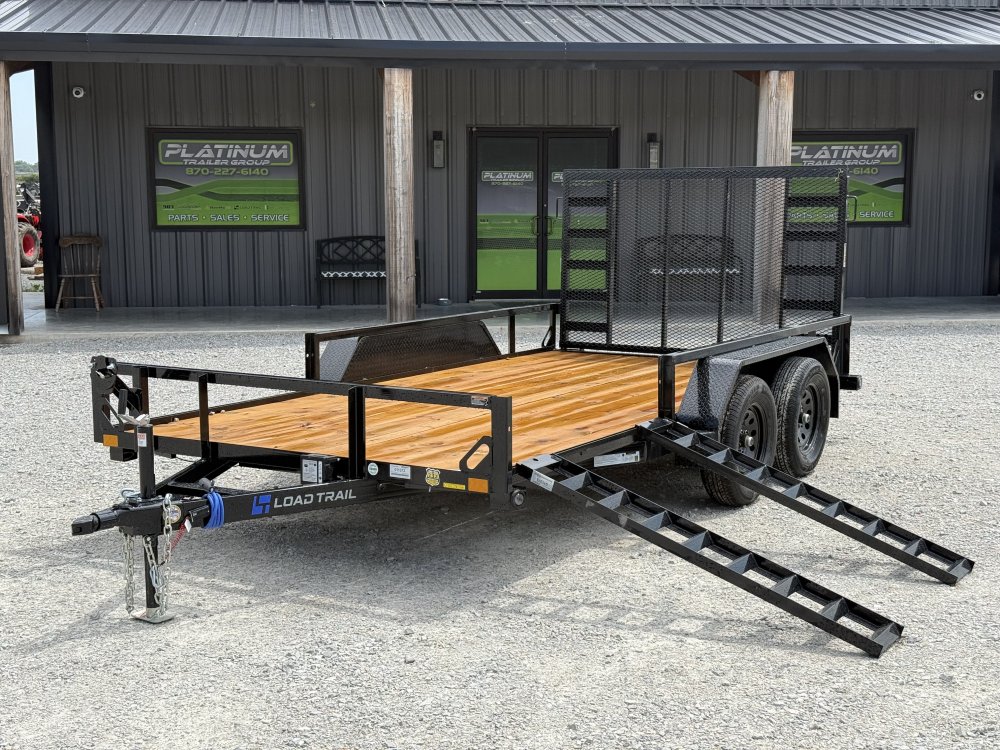 2026 LOAD TRAIL UE 83X14 TANDEM AXLE W/4' FOLDING GATE 7K GVWR UTILITY TRAILER