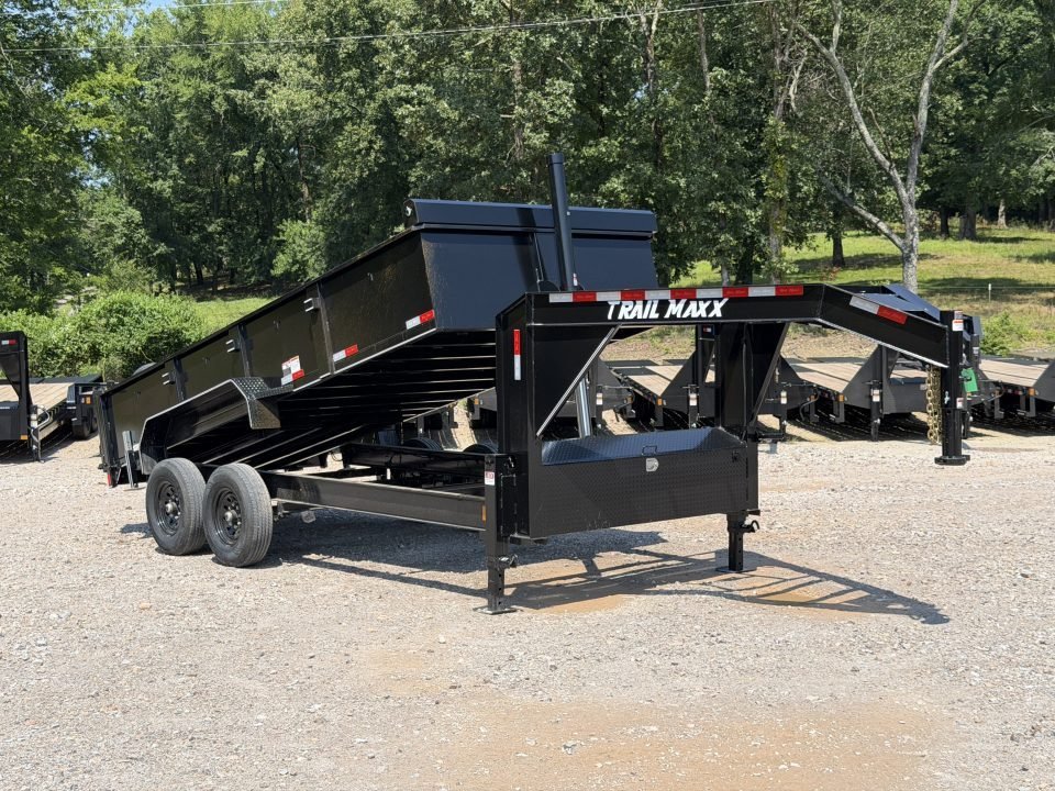 2026 Trail Maxx 83X16 14K GVWR GOOSENECK Dump Trailer