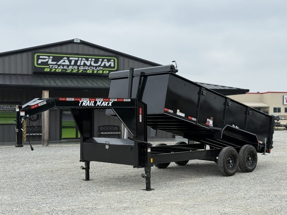 2026 Trail Maxx 83X16 / 36" SIDES / TELESCOPIC / REAR STAB JACKS / 14K GVWR / Dump Trailer