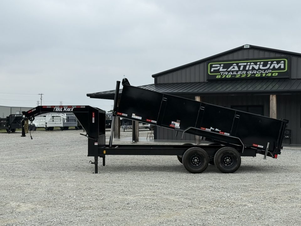 2026 Trail Maxx 83X16 / 36" SIDES / TELESCOPIC / REAR STAB JACKS / 14K GVWR / Dump Trailer
