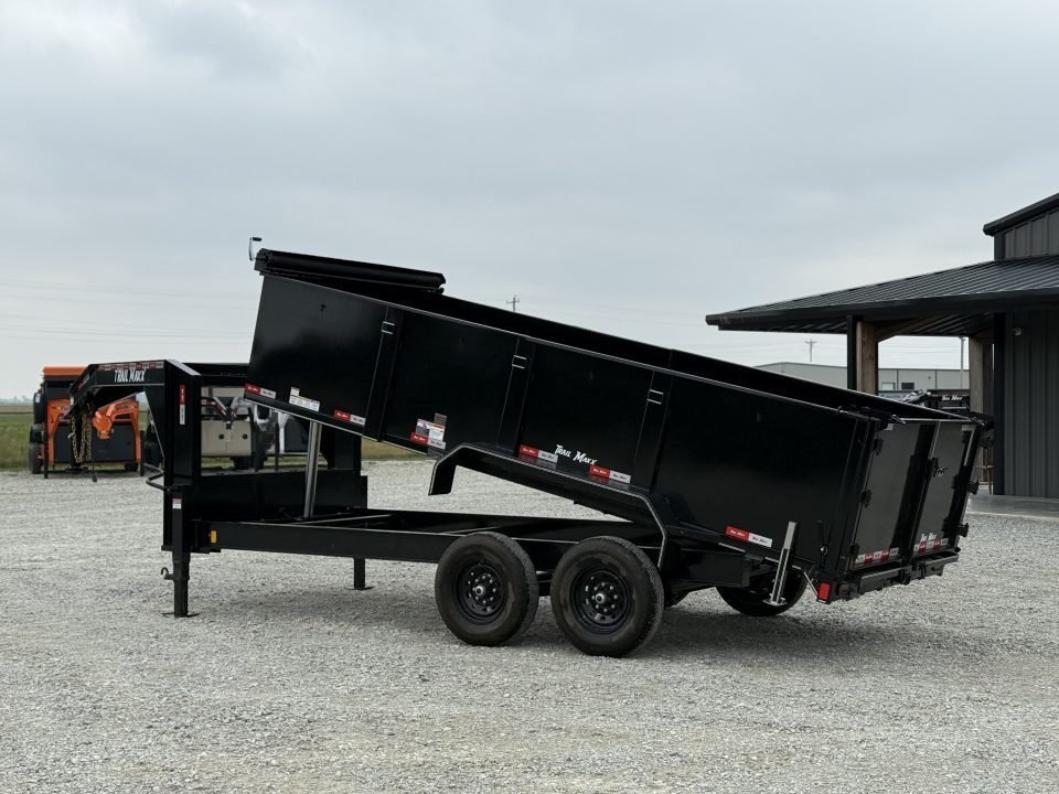 2026 Trail Maxx 83X16 / 36" SIDES / TELESCOPIC / REAR STAB JACKS / 14K GVWR / Dump Trailer
