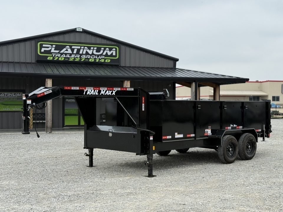 2026 Trail Maxx 83X16 / 36" SIDES / TELESCOPIC / REAR STAB JACKS / 14K GVWR / Dump Trailer