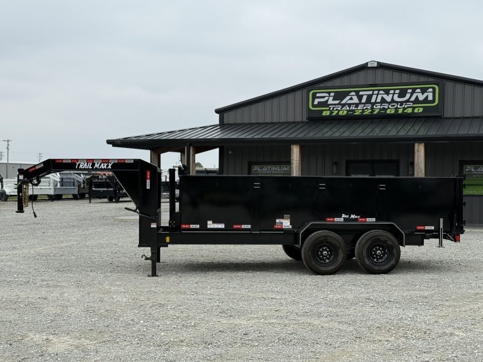 2026 Trail Maxx 83X16 / 36" SIDES / TELESCOPIC / REAR STAB JACKS / 14K GVWR / Dump Trailer