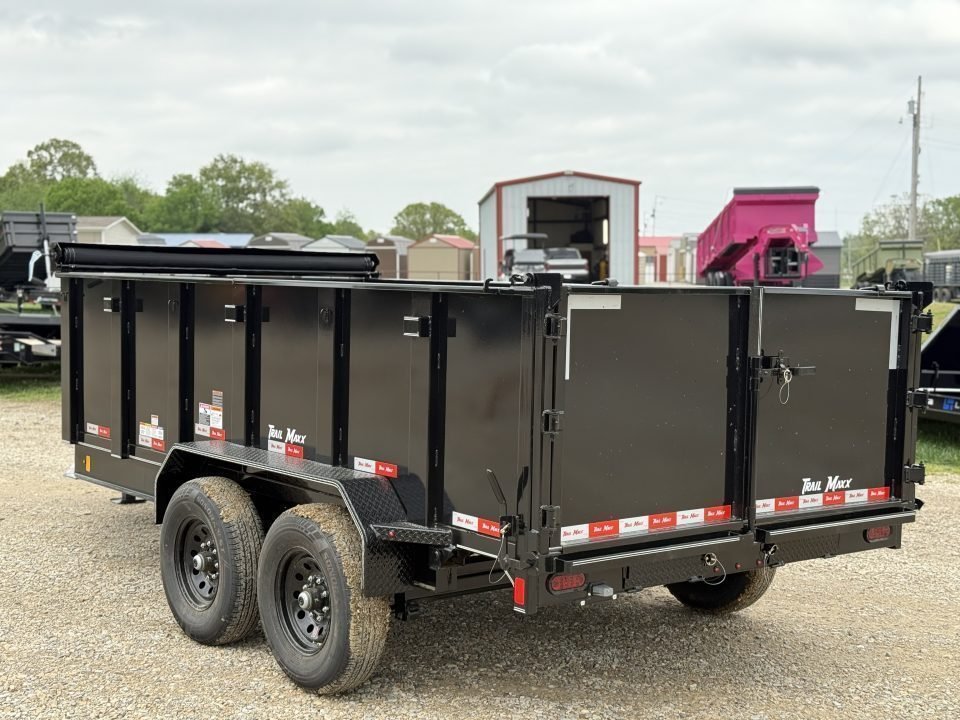 2026 Trail Maxx 83x14 / 36" SIDES / TELESCOPIC / I-BEAM FRAME / 14K GVWR / Dump Trailer