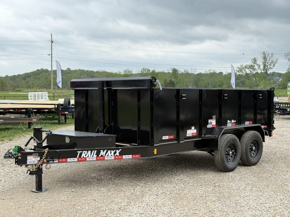 2026 Trail Maxx 83x14 / 36" SIDES / TELESCOPIC / I-BEAM FRAME / 14K GVWR / Dump Trailer