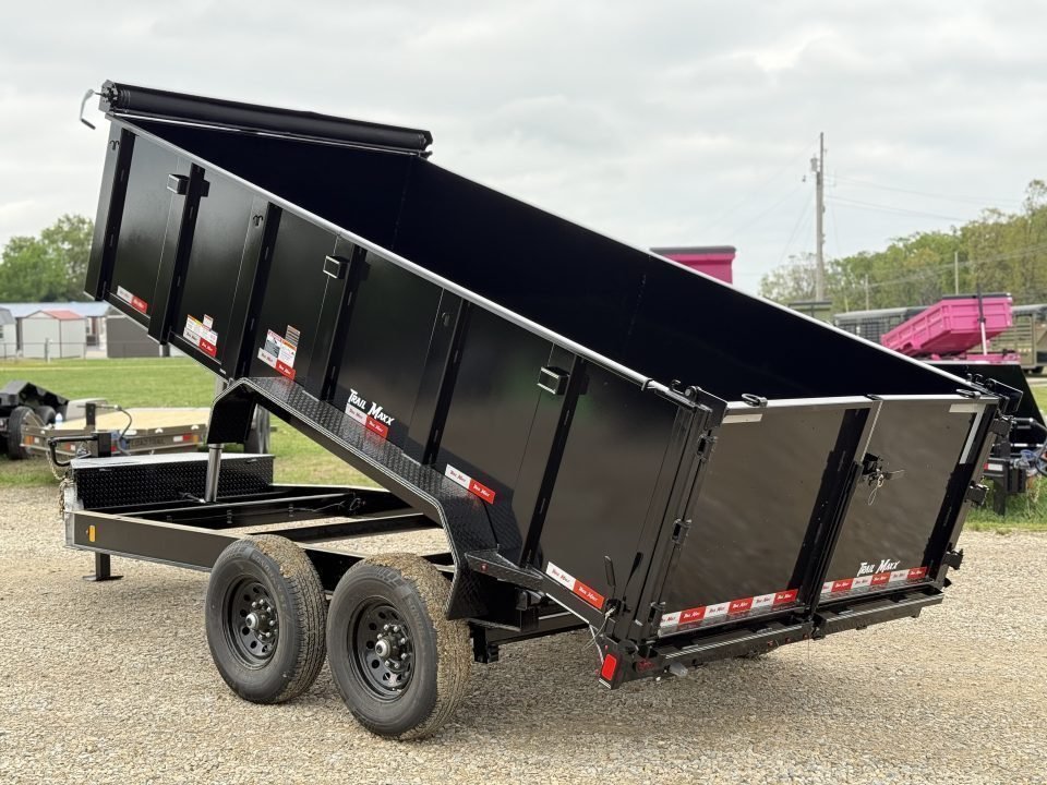 2026 Trail Maxx 83x14 / 36" SIDES / TELESCOPIC / I-BEAM FRAME / 14K GVWR / Dump Trailer
