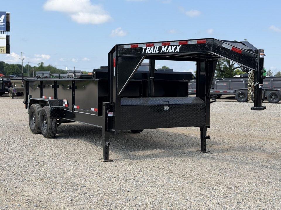 2026 Trail Maxx 83x16 GN / TELESCOPIC / 24" SIDES / 14K GVWR / Dump Trailer