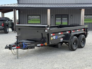 2026 LOAD TRAIL DE 72X12X18 W/RAMPS 9.99K GVWR DUMP TRAILER
