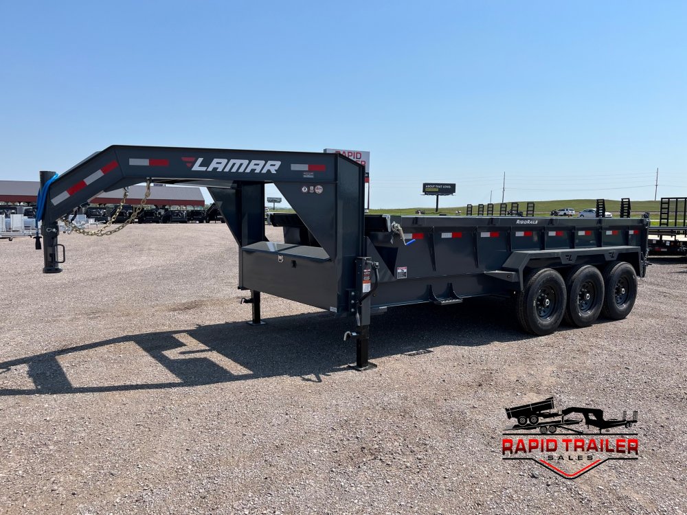 2026 LAMAR 83X16 21K GOOSENECK TELESCOPIC DUMP TRAILER
