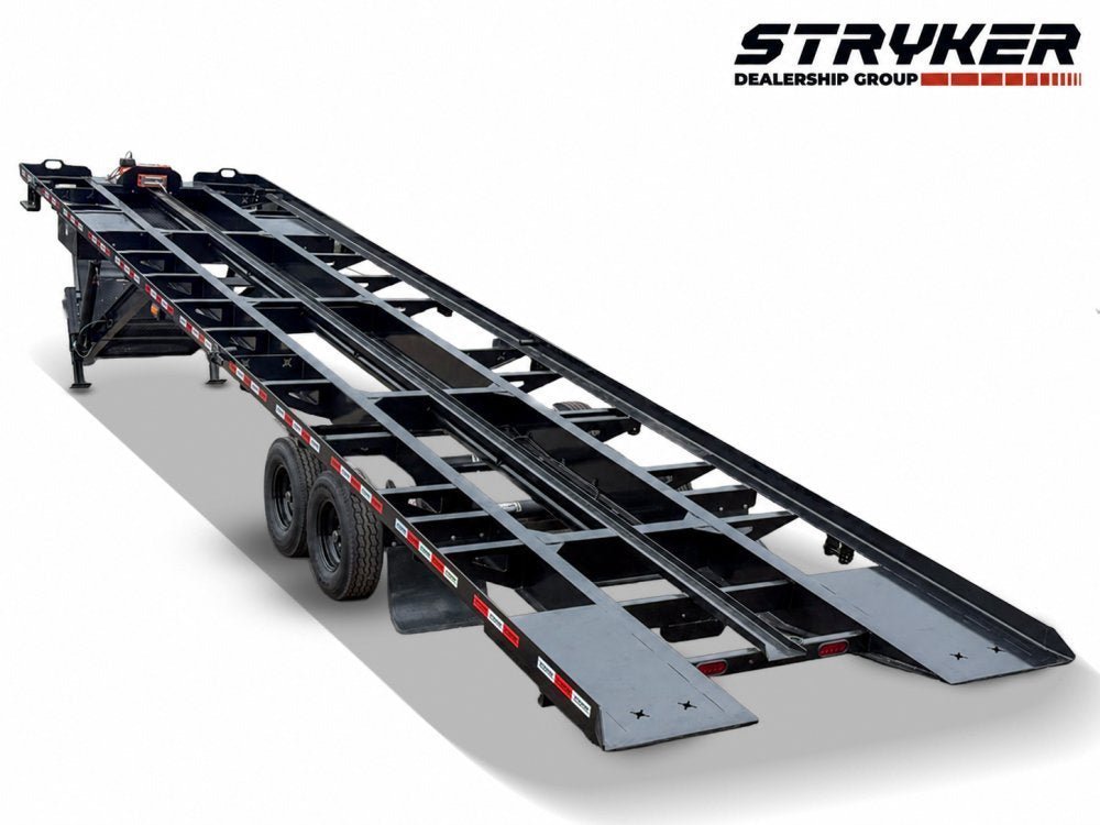 40' Stryker SCT Gooseneck Container Tilt Trailers - (2) 10K Super Single Axles Derated Non-CDL - Black