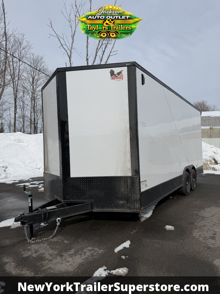 2026 Quality Cargo 8.5'x20' Trailer w/ Black Out Package, Super Duty Ramp & 8' Ceiling