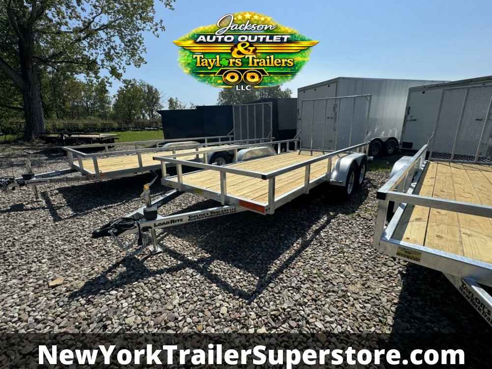 2027 Load Rite 78"X18 Galvanized Utility Trailer