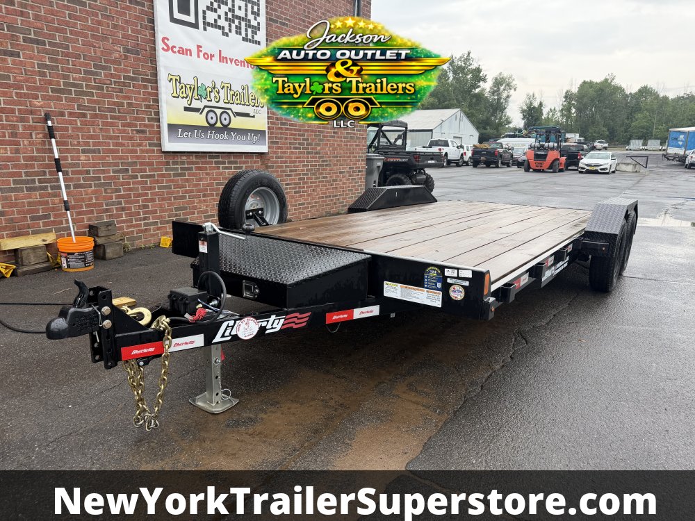 USED 2025 Liberty 84x18 Car Hauler 7,000 GVWR