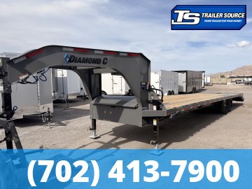 8.5x35 Diamond C FMAX 207 Gooseneck Equipment Maxx Ramps