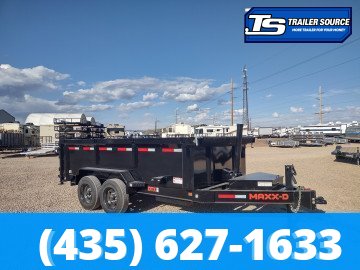7x14 Maxx-D DTX Dump Trailer - 36" Sides - 17.5K GVWR
