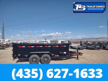 7x14 Maxx-D DTX Dump Trailer - 36" Sides - 17.5K GVWR