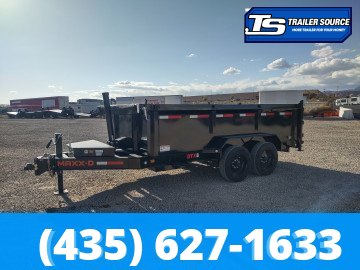 7x14 Maxx-D DTX Dump Trailer - 36" Sides - 17.5K GVWR