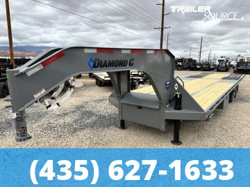 8.5x32 Diamond C FMAX HDT Gooseneck Hydraulic Dovetail 32' 25.9K Hydraulic Dovetail Gooseneck