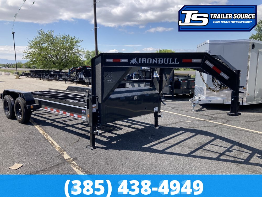 7x16 Iron Bull DBG Gooseneck Roll Off Trailer