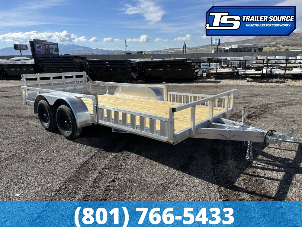 6.5x16 Alcom Mission FA 2.0 Tandem Axle Aluminum Utility
