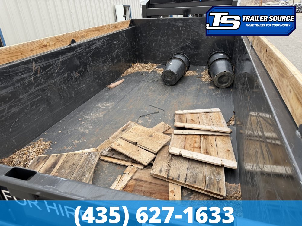 7x14 Diamond C LPT-GN 207 Gooseneck Dump Trailer - 32" Sides - 15.5K GVWR - 14 Ply Tires, Board Brackets, Long Arm Tarp