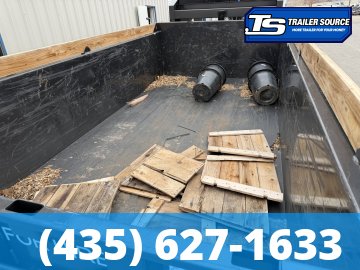 7x14 Diamond C LPT-GN 207 Gooseneck Dump Trailer - 32" Sides - 15.5K GVWR - 14 Ply Tires, Board Brackets, Long Arm Tarp